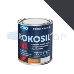 Farba nawierzchniowa Rokosil Aqua 3w1 RK 612 / 7016 Szary antracyt - 0.75KG