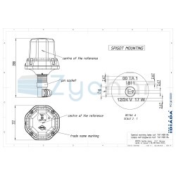 LDO 2277 rooster warning lamp with remote control