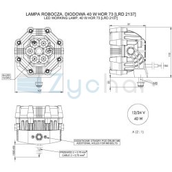 LRD 2137 pracovní lampa