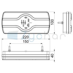 Lampa zespolona EMA LZD 2543