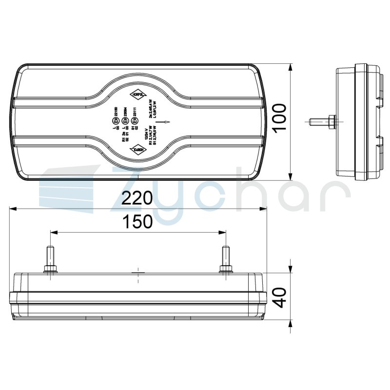 Lampa zespolona EMA LZD 2543