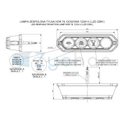 Lampa zespolona tylna LZD 2264