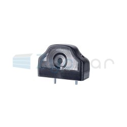 Lampa oświetlenia tablicy rejestracyjnej, czarna. LT 103