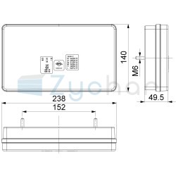 Lampa zespolona tylna Strada LZD 2820 - LEWA