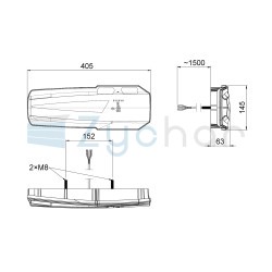 Lampa zespolona tylna Mavic LZD 2650 - LEWA