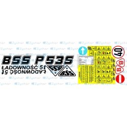 Naklejki do przyczepy Brandys BSS P53S