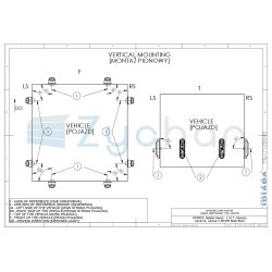 Lampa obrysowa typu SLIM LD 2438