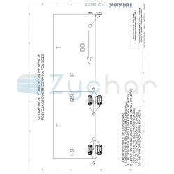 Lampa pozycyjna z wieszakiem i odblaskiem LD 2775