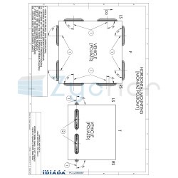 Lampa obrysowa typu SLIM ze światłowodem LD 2332