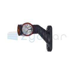 Lampa obrysowa potrójna na wysięgniku ukośnym, krótkim LD 2180. PRAWA