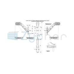 Lampa obrysowa LD 518/L - Lewa
