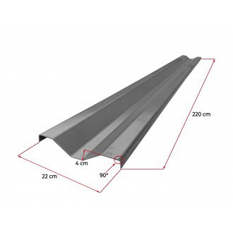 Blacha profilowana do profila 60x40 długość 220 cm wysokość 22 cm