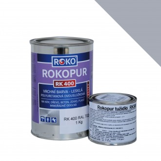 Farba poliuretanowa 1 kg RAL 9006 (SREBRNY)