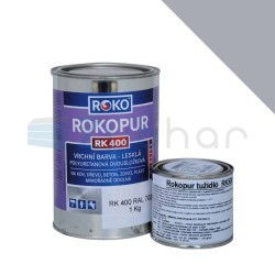 Farba poliuretanowa 1 kg RAL 9006 (SREBRNY)