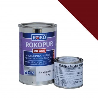 Farba poliuretanowa 1 kg RAL 3004 (BORDOWY - Zaslaw)