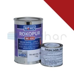 Farba poliuretanowa 1 kg RAL 3002 (CZERWONY - Pronar)