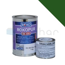 Farba poliuretanowa 1 kg RAL 6002 (ZIELONY - John Deere)