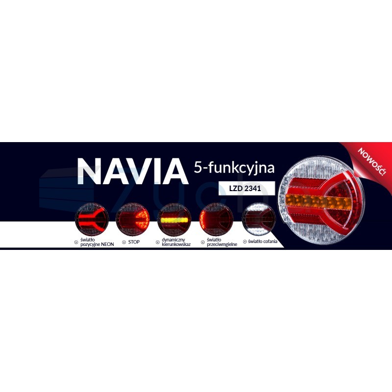 Lampa zespolona tylna NAVIA LZD 2341
