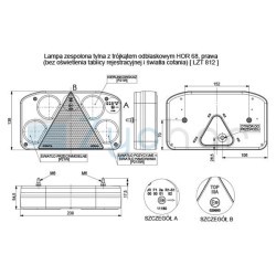 LZT 812 combination lamp
