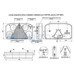 LZT 800 combination lamp