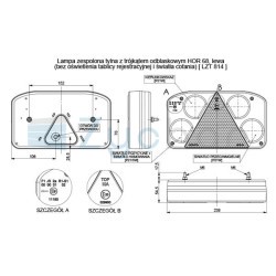 LZT 814 combination lamp