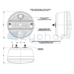 Combination lamp 290