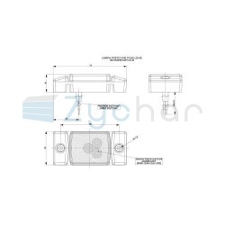 LD 142 marker lamp for trailers