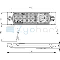 LD 0129 marker lamp