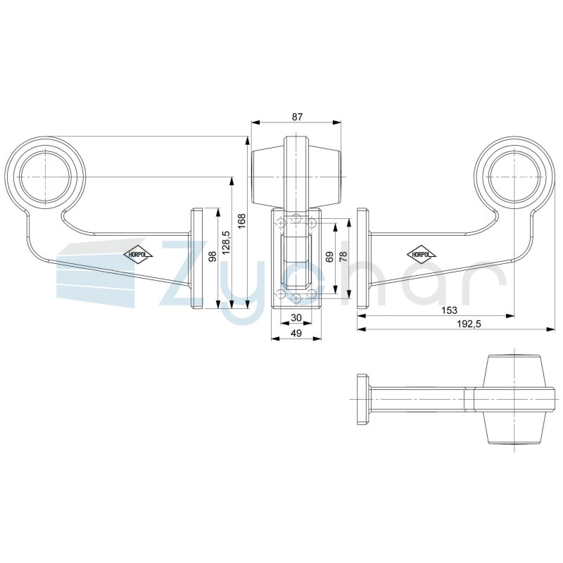 Obrysová lampa LD 2560