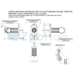 Lampa obrysowa LD 2039