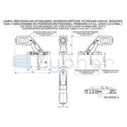 Lampa obrysowa LD 2109L