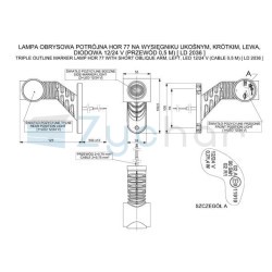 Lampa obrysowa LD 2036