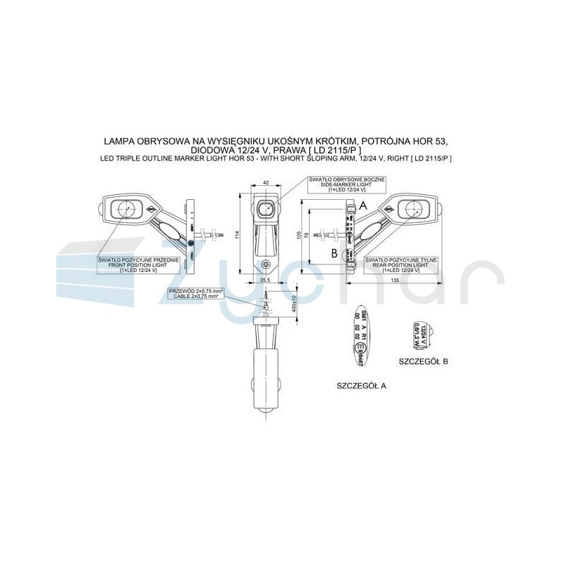 LD 2115P marker lamp