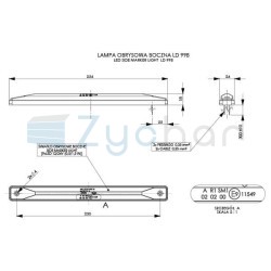 Lampa obrysowa LD 998
