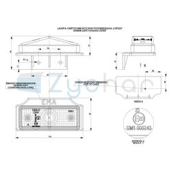 LOP 257 marker lamp