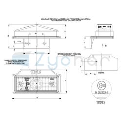 LOP 256 marker lamp