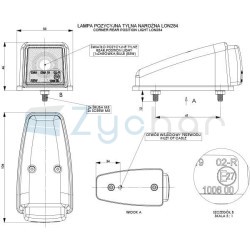 LON 284 marker lamp