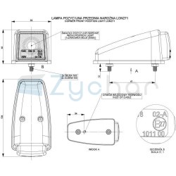 LON 271 marker lamp