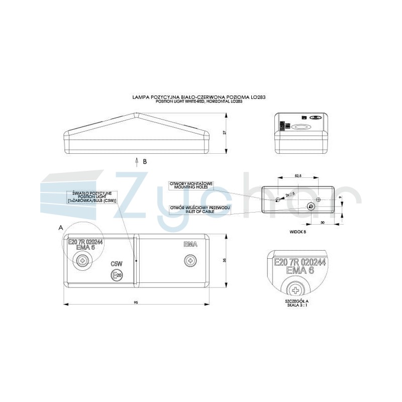 marker-bulb-lampe LO 283