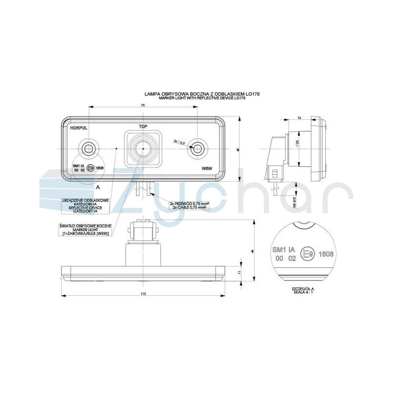 LO 178 marker lamp