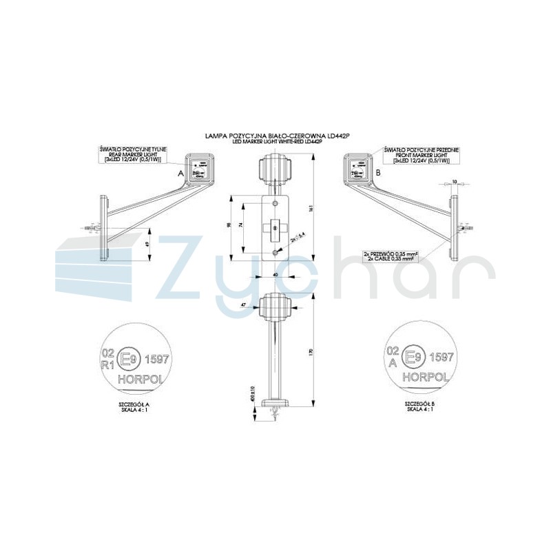 LD 442P marker lamp