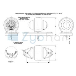 Obrysová lampa LD 4652