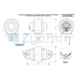 Obrysová lampa LD 4651