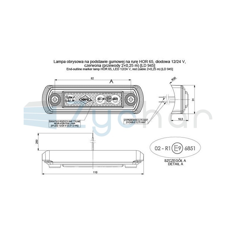 LD 945 marker lamp