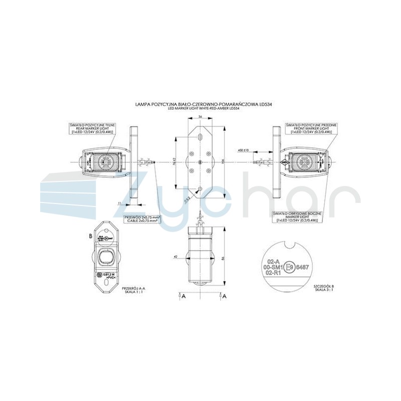 LD 534 marker lamp