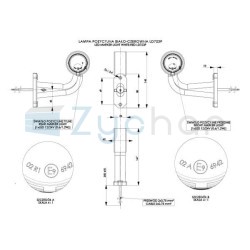 Obrysová lampa LD 723P