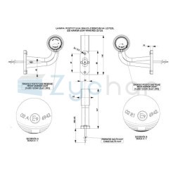 Obrysová lampa LD 723L