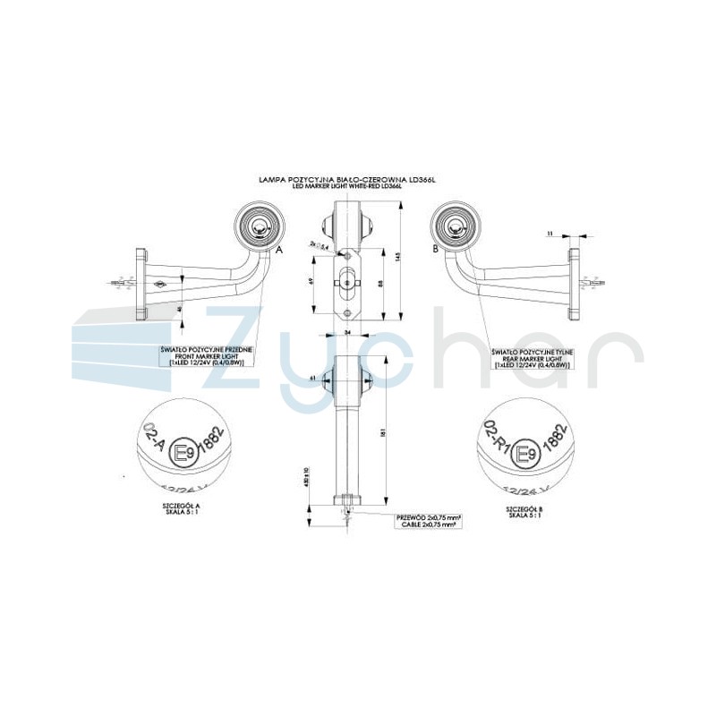 LD 366L marker lamp