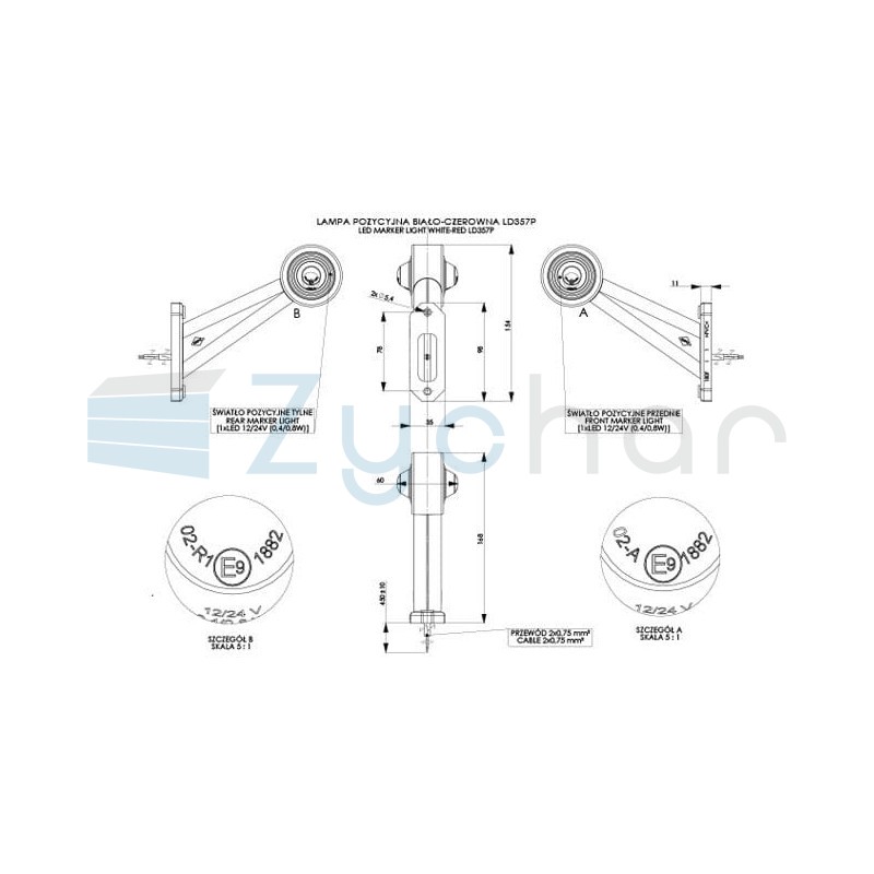 LD 357P marker lamp