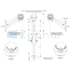 Obrysová lampa LD 357L